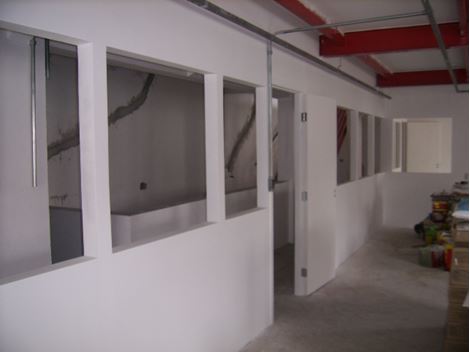 Drywall com Vidros para Interiores