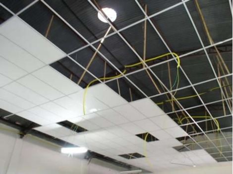 Forro Modular Retangular de Isopor