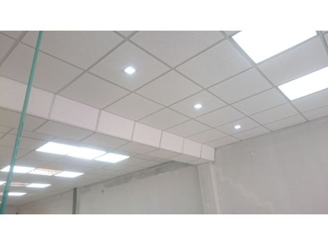 Instalação de Forro Modular de Isopor 